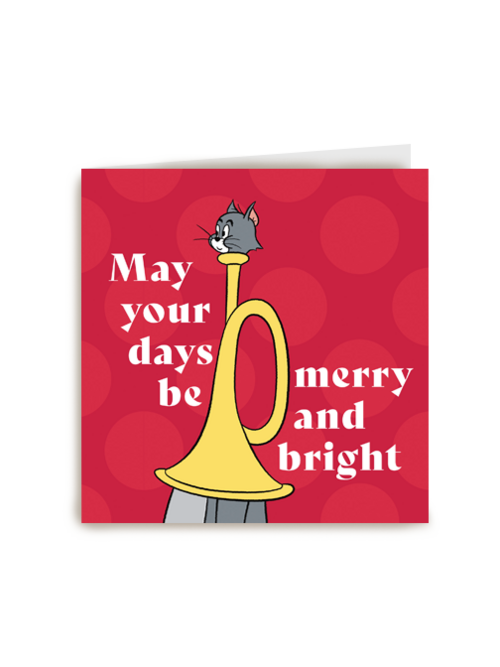 Tom and Jerry kerstkaart grappig