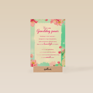 Huwelijksjubileum kaart More than words