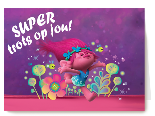 trots op jou kaart trolls poppy