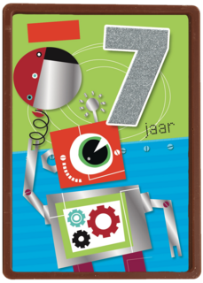 verjaardag leeftijden robot 7 jaar