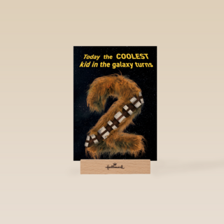 Star Wars verjaardagskaart 2 jaar