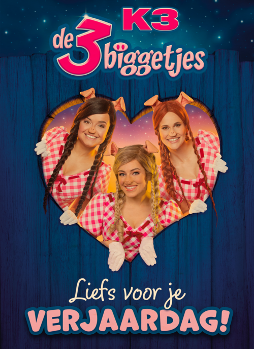 Liefs voor je verjaardag K3 de 3 biggetjes