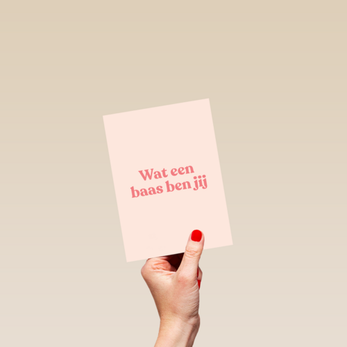 goed gedaan kaart andc wat een baas ben jij