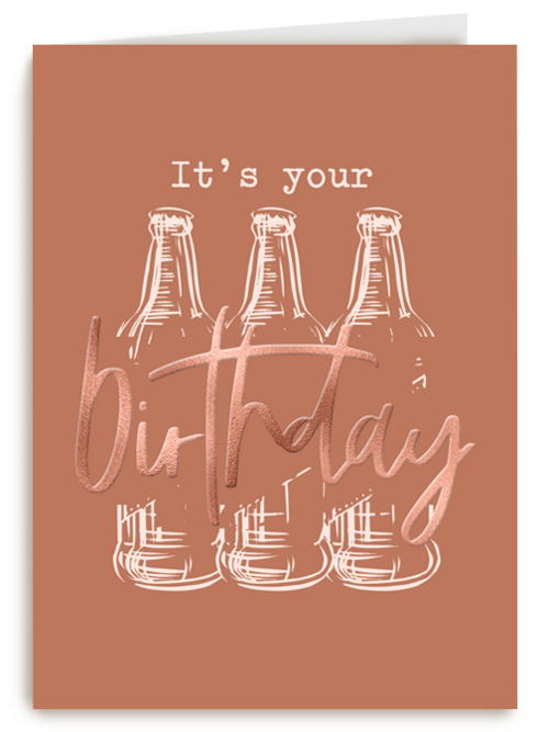 Verjaardagskaart Hallmark | Its Your Birthday With Beer