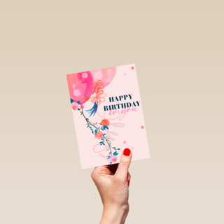 verjaardag kaart vrouw happy birthday to you