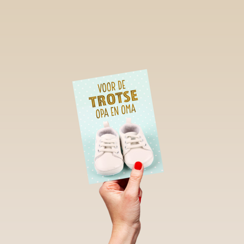 schoentjes voor een trotse opa en oma
