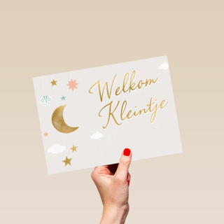geboorte felicitatie welkom kleintje