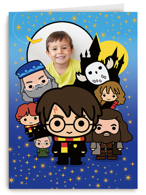 Verjaardagskaart Hallmark | Harry Potter Fotokaart Blauw