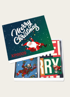 XPOOOS Sokken Cadeauset Merry Christmas