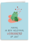 moederdag kaart verkikkerd op jou