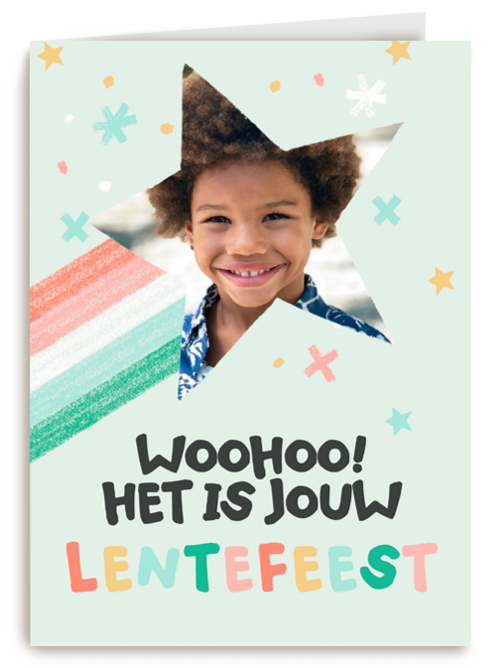 Kaart Hallmark | Lentefeest | Woohoo Het Is Jouw Lentefeest Fotokaart