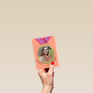 Jij bent goud waard fotokaart