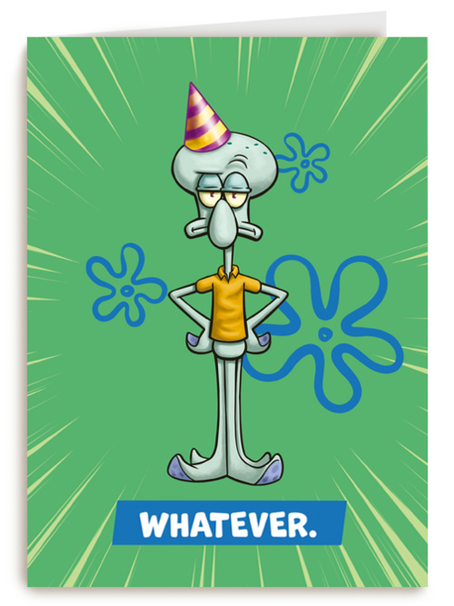 Spongebob Octo Whatever birthday