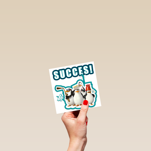 Penguins Succes kaart