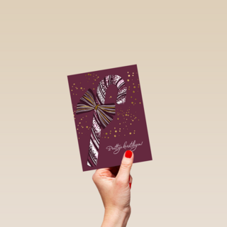 Kerstkaart candy cane