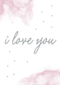 Ansichtkaart I love you