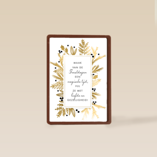 Kerstkaart stijlvol maak van de feestdagen een magische tijd