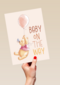 Baby on the way met Winnie the Pooh