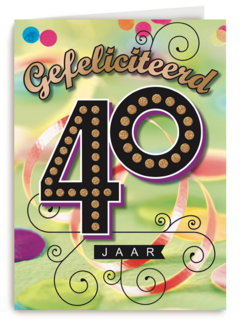 jarig veertig gefeliciteerd