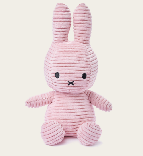 Nijntje Knuffel Roze Corduroy
