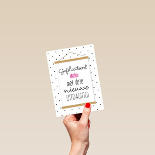 gefeliciteerd banner