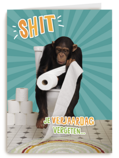 shit je verjaardag vergeten