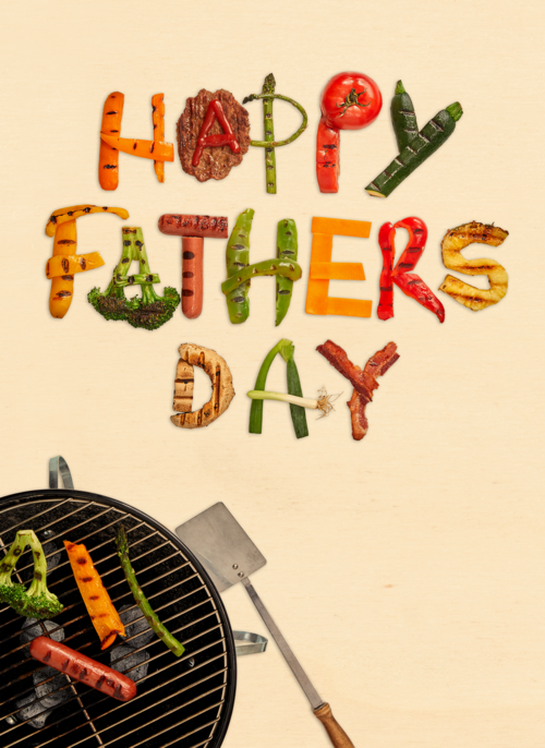 Houten Kaart Vaderdag | Hallmark | Houten Kaart Hallmark | Vaderdag | Vaderdag Kaart Barbecue