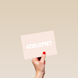 Beterschapskaart opvrolijken hashtag zielepiet