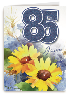 verjaardag leeftijden zonnebloemen 85