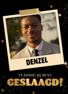 Geslaagd Yeahh Fotokaart