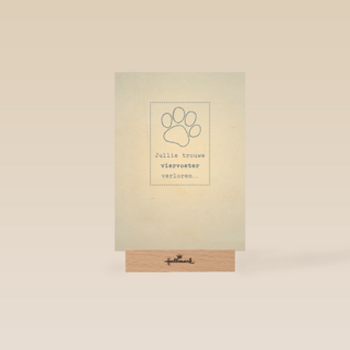 dierenpootje viervoeter verloren