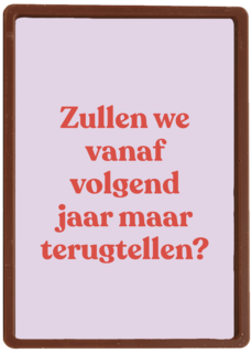 verjaardagskaart vrouw man grappig terugtellen