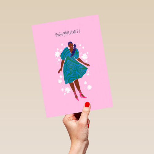Complimentkaart you are brilliant