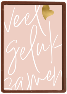 Love Story Veel Geluk Samen Roze