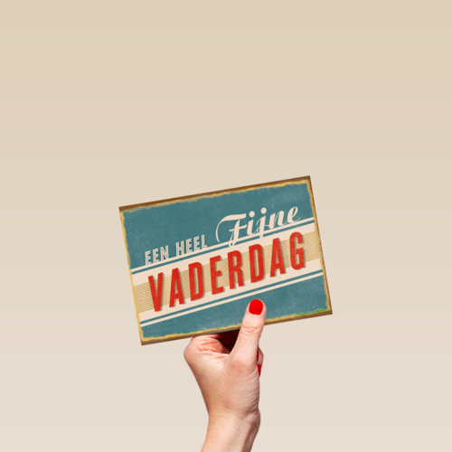 vaderdag kaart klassiek een heel fijne vaderdag