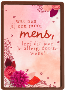 verjaardag kaart wat ben jij een mooie mens