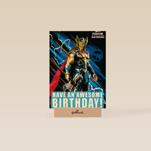 Verjaardagskaart Thor Have an awesome birthday