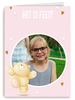 het is feest met de forever friends fotokaart