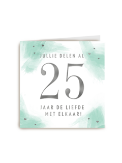 jullie delen al 25 jaar de liefde met elkaar