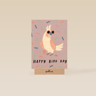 Zomer kaart Happy bird day