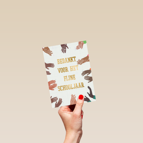 heel veel applaus voor het fijne schooljaar