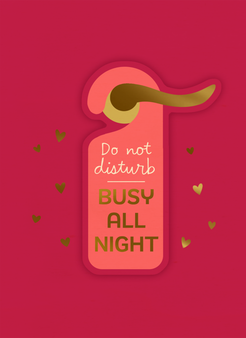 Houten Kaart Valentijn | Houten Kaart Hallmark | Valentijn | Valentine Do Not Disturb