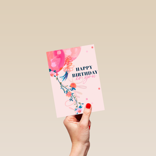 verjaardag kaart vrouw happy birthday to you