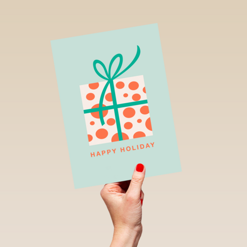 happy Holidays Kerstcadeau