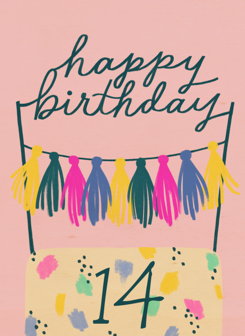 happy birthday met deze uitbundige taart