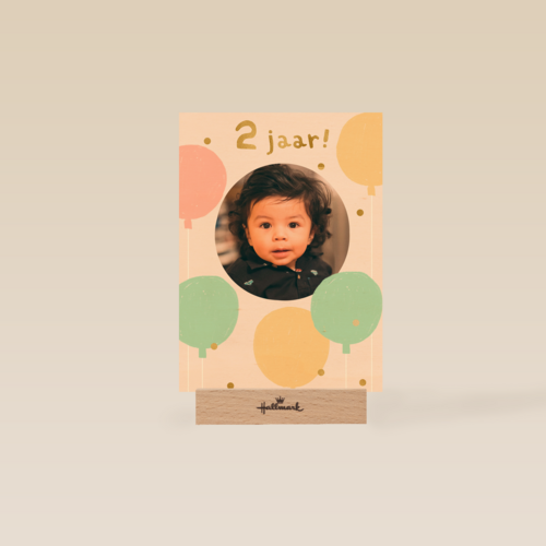 Twee jaar ballonnen fotokaart