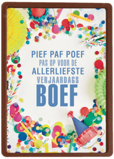 pief paf poef voor de allerliefste kaart