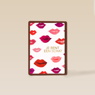 liefde vriendschap kaart je bent een schat