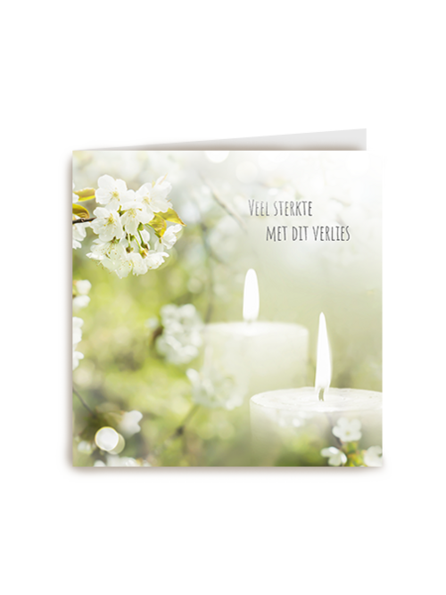 Kaart Hallmark | Condoleance Kaarten Herinnering | Condoleance Kaarsen Bloemen