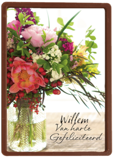 bloembos gefeliciteerd